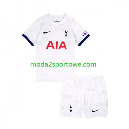 Koszulka Tottenham Hotspur Dziecięcy Domowe Stroje Piłkarskie 2023/24 Krótki Rękaw